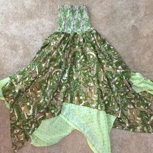 Green Woodland Fairy Dress